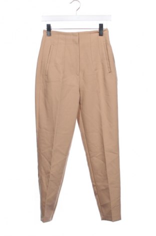 Damenhose Zara, Größe XS, Farbe Beige, Preis 16,99 €