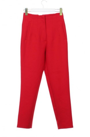 Дамски панталон Zara, Размер XS, Цвят Червен, Цена 26,98 лв.