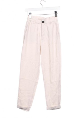 Damskie spodnie Zara, Rozmiar XS, Kolor ecru, Cena 66,99 zł