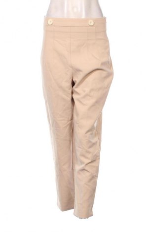 Damenhose Zara, Größe M, Farbe Ecru, Preis 16,99 €