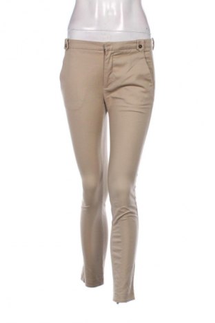 Дамски панталон Zara, Размер S, Цвят Бежов, Цена 27,00 лв.