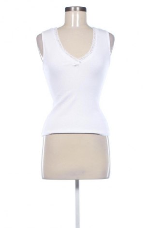 Γυναικείο αμάνικο μπλουζάκι Dilvin, Μέγεθος L, Χρώμα Λευκό, Τιμή 8,99 €