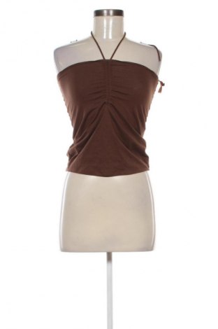 Γυναικείο αμάνικο μπλουζάκι Motel, Μέγεθος XS, Χρώμα Καφέ, Τιμή 7,99 €