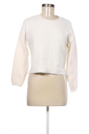 Pulover de femei Bershka, Mărime S, Culoare Alb, Preț 61,99 Lei