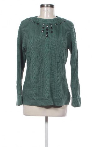 Дамски пуловер Cortefiel, Размер S, Цвят Зелен, Цена 31,99 лв.
