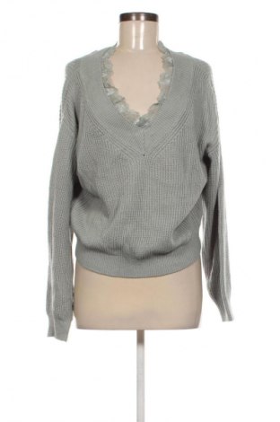Дамски пуловер H&M Divided, Размер S, Цвят Зелен, Цена 17,99 лв.