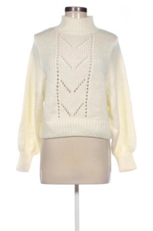 Дамски пуловер H&M Divided, Размер S, Цвят Бял, Цена 19,99 лв.