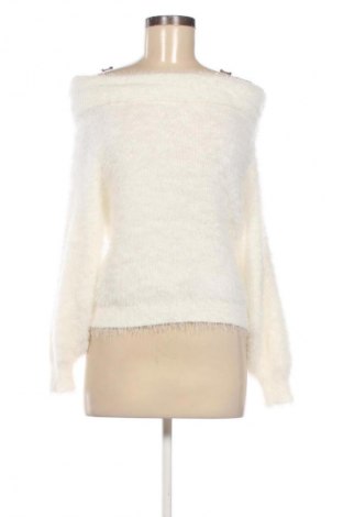 Damenpullover H&M Divided, Größe L, Farbe Weiß, Preis 14,83 €