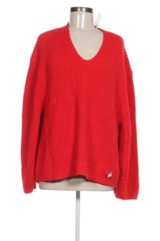 Дамски пуловер Hugo Boss, Размер XL, Цвят Червен, Цена 309,99 лв.
