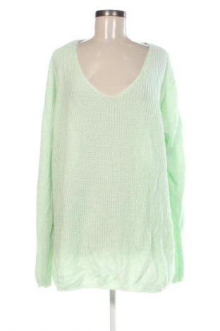 Γυναικείο πουλόβερ Infinity, Μέγεθος 3XL, Χρώμα Πράσινο, Τιμή 7,99 €