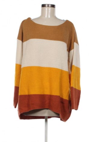 Дамски пуловер Jean Pascale, Размер XL, Цвят Многоцветен, Цена 18,99 лв.