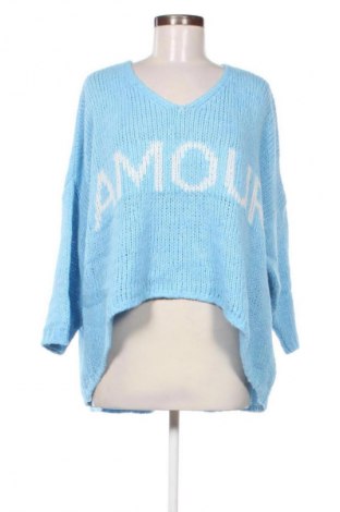 Dámský svetr NEW COLLECTION, Velikost L, Barva Modrá, Cena  520,00 Kč