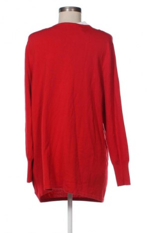 Дамски пуловер Samoon, Размер XXL, Цвят Червен, Цена 19,99 лв.