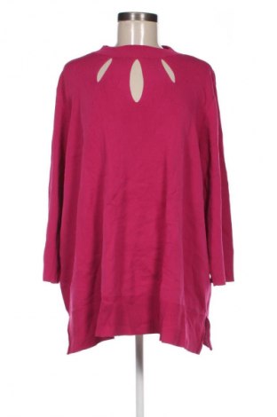 Дамски пуловер Selection By Ulla Popken, Размер XXL, Цвят Розов, Цена 37,99 лв.