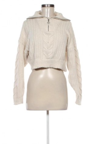 Damski sweter Stradivarius, Rozmiar XS, Kolor ecru, Cena 66,67 zł