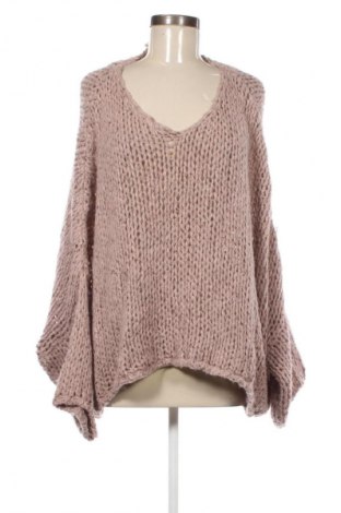 Damski sweter Unbranded, Rozmiar XL, Kolor Popielaty róż, Cena 78,99 zł
