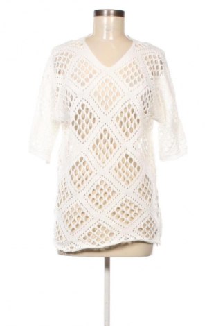 Damski sweter Unbranded, Rozmiar L, Kolor Biały, Cena 41,99 zł