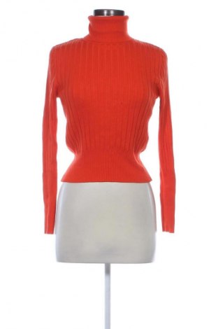 Дамски пуловер Zara, Размер L, Цвят Оранжев, Цена 24,99 лв.