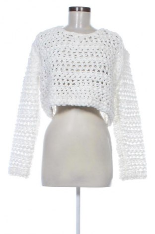 Дамски пуловер Zara, Размер M, Цвят Бял, Цена 27,37 лв.