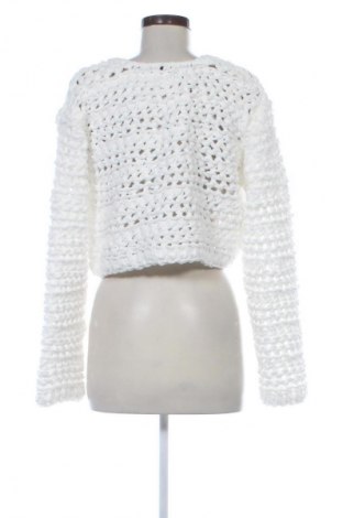 Дамски пуловер Zara, Размер M, Цвят Бял, Цена 27,37 лв.