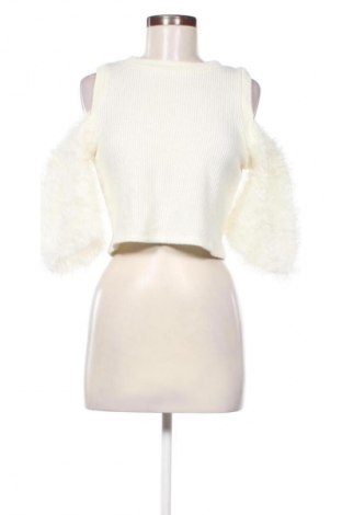 Damski sweter Zara, Rozmiar M, Kolor ecru, Cena 106,62 zł