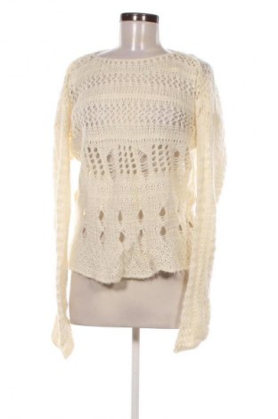 Pulover de femei Zara, Mărime L, Culoare Ecru, Preț 71,99 Lei