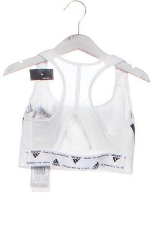 Γυναίκειο αθλητικό τοπ Adidas, Μέγεθος XXS, Χρώμα Λευκό, Τιμή 47,99 €
