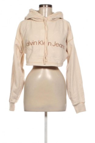 Damen Sweatshirt Calvin Klein Jeans, Größe S, Farbe Beige, Preis 55,99 €