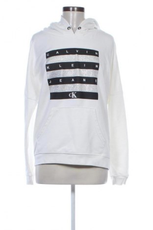 Hanorac de femei Calvin Klein Jeans, Mărime L, Culoare Ecru, Preț 248,99 Lei