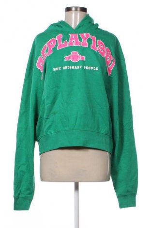 Dámska mikina  Replay, Veľkosť S, Farba Zelená, Cena  94,95 €