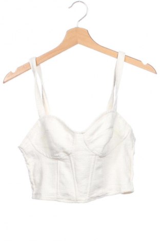 Дамски топ Bershka, Размер L, Цвят Екрю, Цена 30,00 лв.