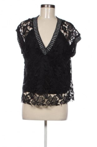 Γυναικείο τοπ Zara, Μέγεθος L, Χρώμα Μαύρο, Τιμή 11,99 €