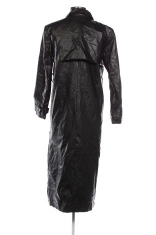 Damen Ledermantel SHEIN, Größe M, Farbe Schwarz, Preis € 110,00