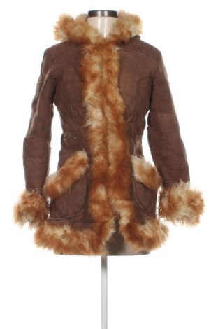 Damski skórzany płaszcz Unbranded, Rozmiar M, Kolor Brązowy, Cena 495,99 zł