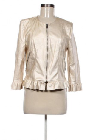 Damen Lederjacke Amisu, Größe M, Farbe Beige, Preis 37,99 €