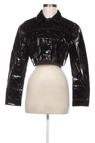 Női bőrdzseki Calvin Klein Jeans, Méret S, Szín Fekete, Ár 79 749 Ft