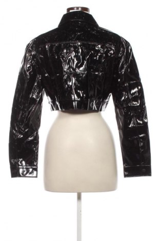 Női bőrdzseki Calvin Klein Jeans, Méret S, Szín Fekete, Ár 79 749 Ft