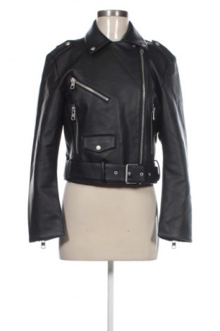 Geacă de piele pentru femei Calvin Klein Jeans, Mărime XS, Culoare Negru, Preț 989,99 Lei