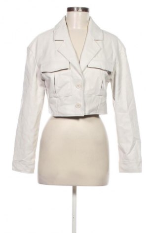 Дамско кожено яке Fb Sister, Размер M, Цвят Бежов, Цена 43,99 лв.