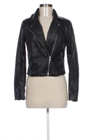 Damen Lederjacke H&M Divided, Größe S, Farbe Schwarz, Preis 29,67 €