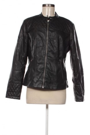Damen Lederjacke LC Waikiki, Größe M, Farbe Schwarz, Preis 29,99 €