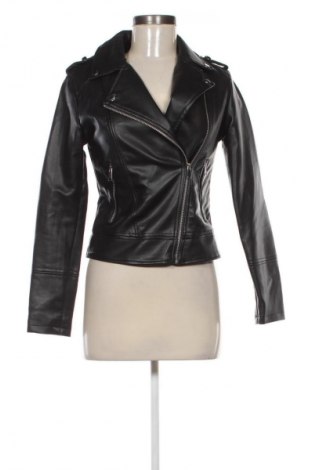 Дамско кожено яке LCW, Размер XS, Цвят Черен, Цена 58,00 лв.