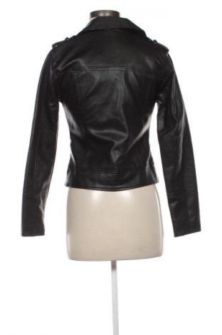 Дамско кожено яке LCW, Размер XS, Цвят Черен, Цена 58,00 лв.