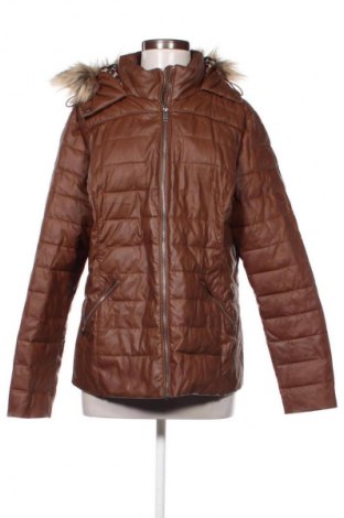 Dámska kožená bunda  Laura Torelli, Veľkosť L, Farba Hnedá, Cena  22,95 €