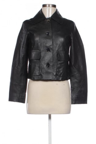 Dámska kožená bunda  Mango, Veľkosť XS, Farba Čierna, Cena  91,95 €