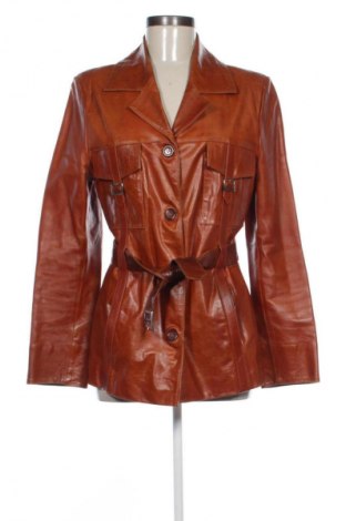 Γυναικείο δερμάτινο μπουφάν Modena, Μέγεθος M, Χρώμα Καφέ, Τιμή 40,41 €