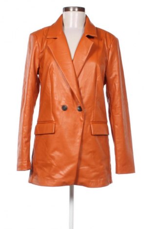 Geacă de piele pentru femei ONLY, Mărime M, Culoare Portocaliu, Preț 108,04 Lei