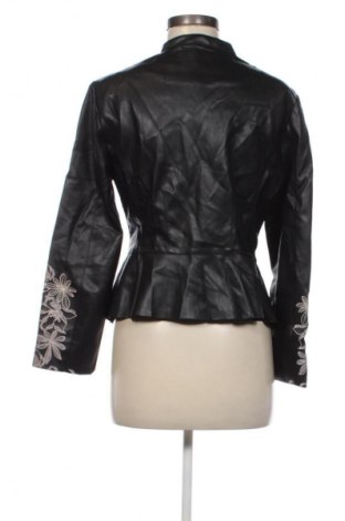 Γυναικείο δερμάτινο μπουφάν Orsay, Μέγεθος M, Χρώμα Μαύρο, Τιμή 31,99 €