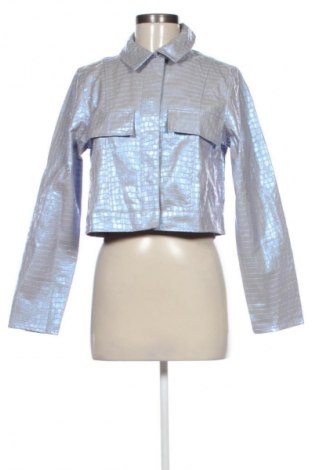 Damska kurtka skórzana Pieces, Rozmiar M, Kolor Niebieski, Cena 213,79 zł