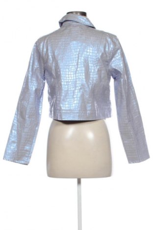 Damska kurtka skórzana Pieces, Rozmiar M, Kolor Niebieski, Cena 213,79 zł